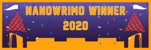 The NaNoWriMo 2020 Winner Banner.